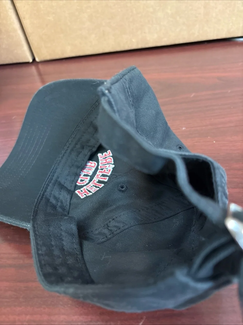 Hellfire Club Dad Hat Baseball Cap Black One Size Strapback Stranger Things